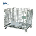 Galvanized Welded Steel Transport Foldable Storage Wire Mesh Cage